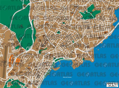 Mapas Da Cidade Do Panam Mapasblog