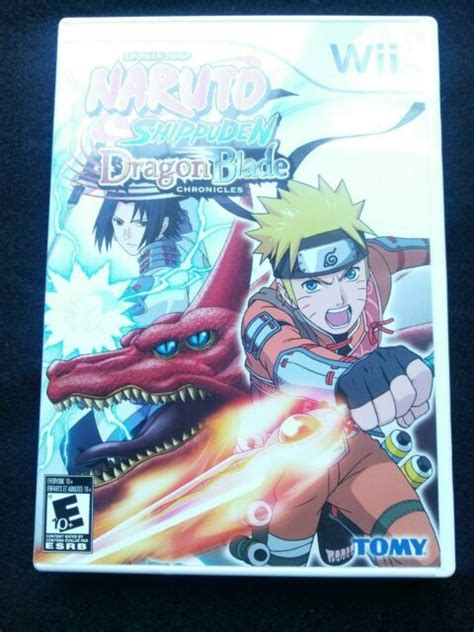 Naruto Shippuden Dragon Blade Chronicles Nintendo Wii 2010 For Sale
