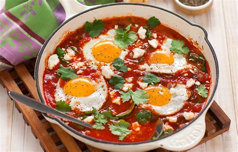Moroccan Eggs With Tomato And Spinach Recipe Thats Life Magazine