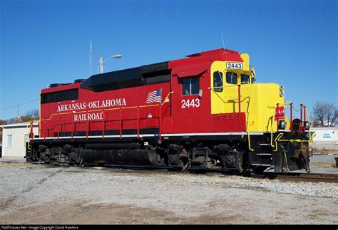 Aok 2443 Arkansas And Oklahoma Railroad Emd Gp30 At Mcalester Oklahoma