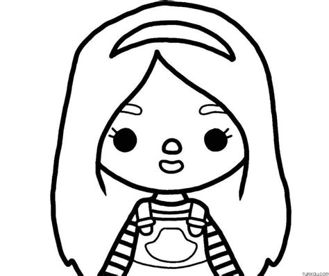 Toca Boca Coloring Page For Girls Turkau