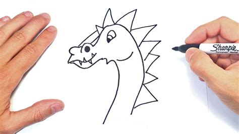 Cómo Dibujar Un Dragon Paso A Paso Dibujo De Dragon Youtube