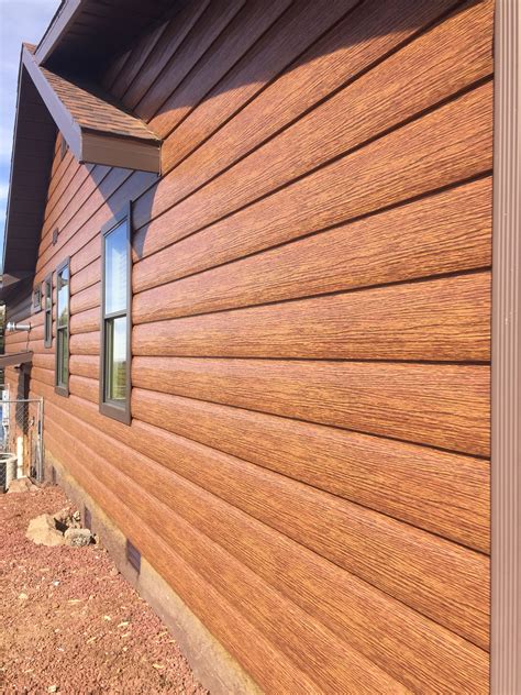 Lime creek, lime lake, and the cedar river. Red Cedar Cabin Siding | Maintenance Free Log Siding | Log ...