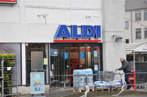 Deutsche Aldi Grocery Store In Copenhagen Denmark Editorial Photography