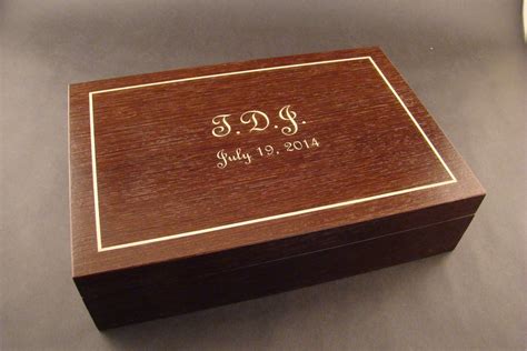 Buy A Hand Crafted Custom Engraved Wood Jewelry Box In Wenge Made To