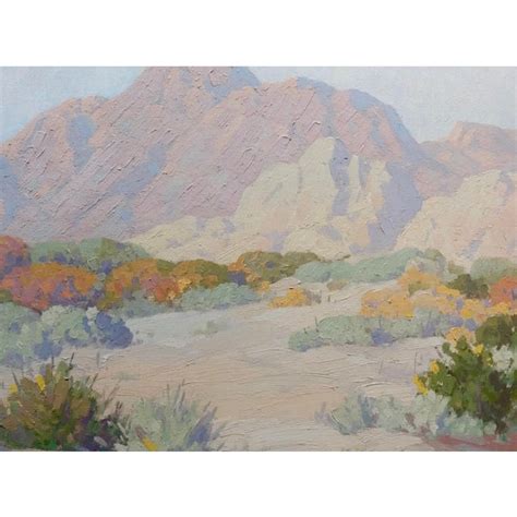 Carl Sammons Palm Springs Desert Landscape Oil Painting Chairish