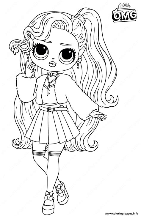Lol Surprise Doll Rocker Coloring Pages Coloring Pages