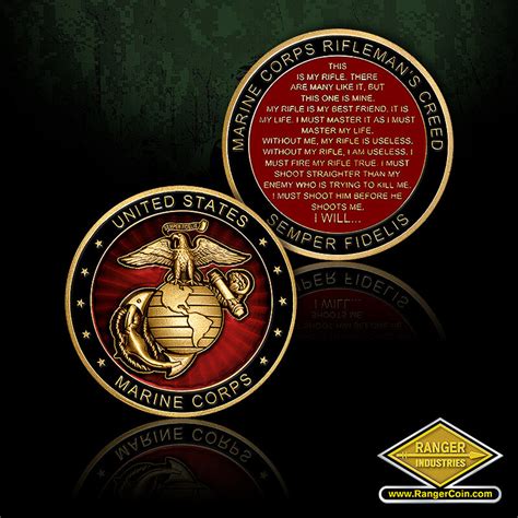 Pow Mia Marine Corps Challenge Coin Meachs Military Memorabilia And More