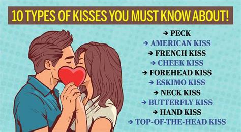30 Different Types Of Kisses And Their Meanings With Pictures Types