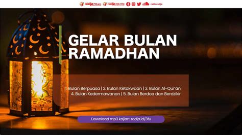 Gelar Bulan Ramadhan Radio Rodja Am