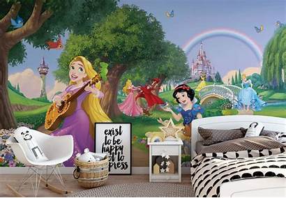 Disney Princess Snow Murals Rapunzel Wall Princesses