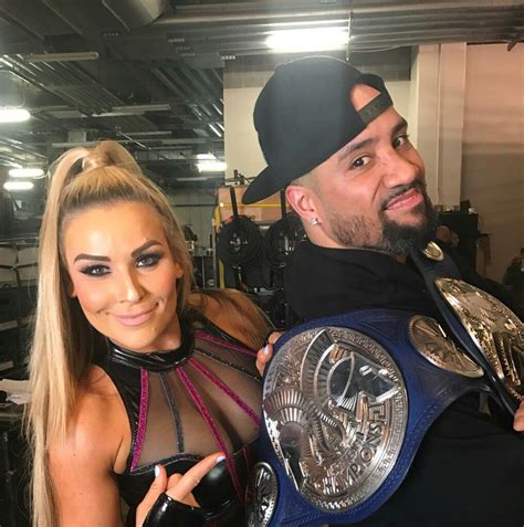 Natalya Backstage With One Half Of New Wwe Sd Tag Team Champion Jey Uso