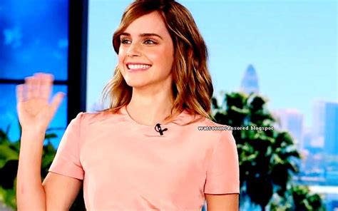 Emma Watson Updates Emma Watson At The Ellen Degeneres Show