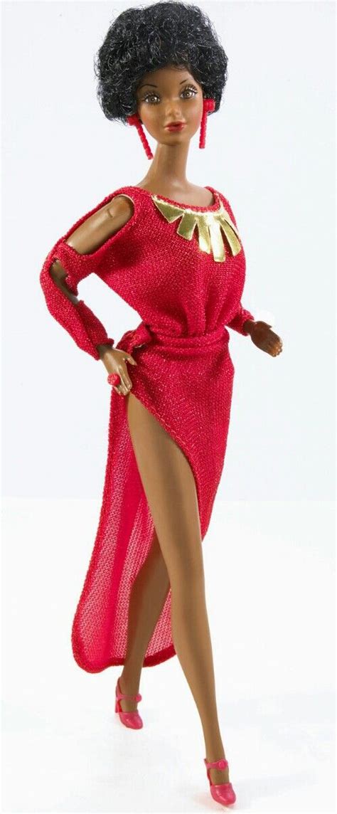 115 Vinyl Black Barbie Doll United States 1980 By Mattel Inc