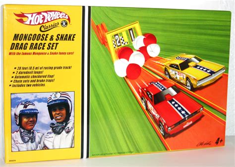 Snake And Mongoose Drag Race Set By Hot Wheels Hot Wheels Snake And