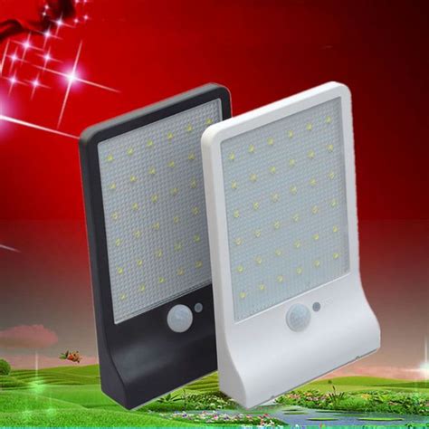 36led Solar Light With Mounting Pole Outdoor Motion Sensor Detector
