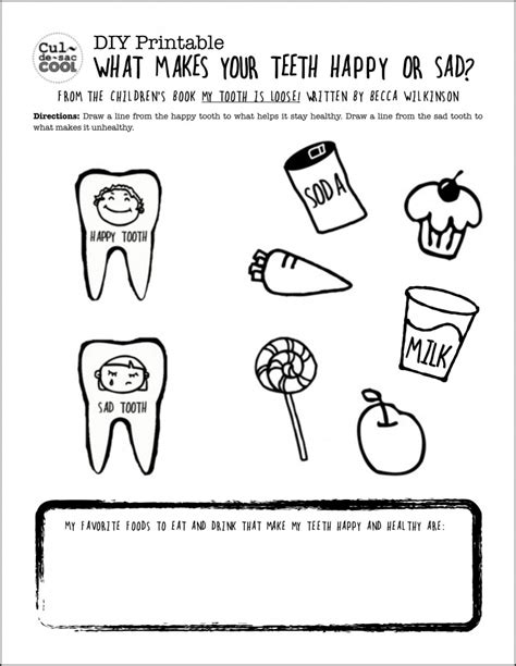 12 Best Images Of Teeth Worksheets For Kindergarten Preschool Dental