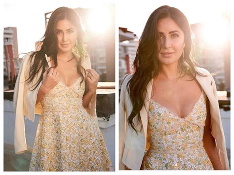 Katrina Kaif Looks Gorgeous As She Stuns In A Floral Dress In These Sun Kissed Pictures