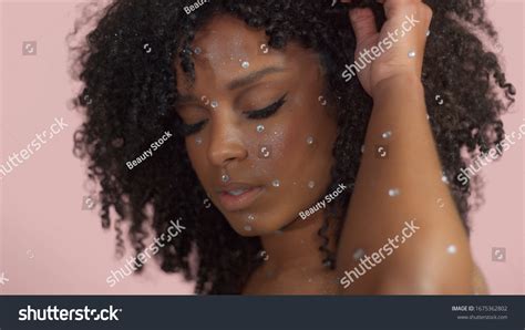 Mixed Race Black Woman Curly Hair Stock Photo 1675362802 Shutterstock
