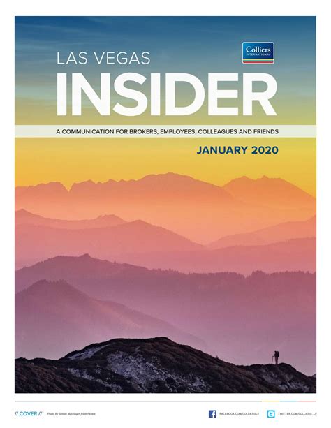 Las Vegas Insider January 2020 By Colliers Las Vegas Issuu
