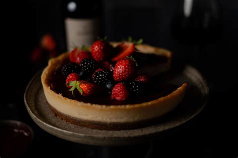 Baked Vegan Cheesecake With Berries Easy And Delicious