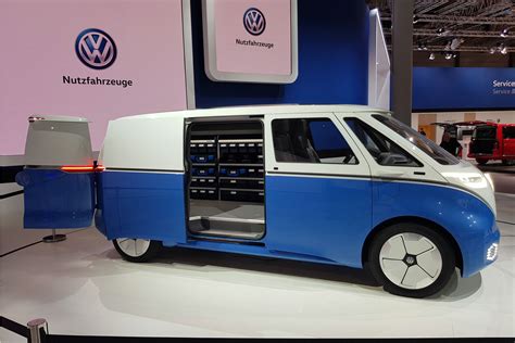 Vw Id Buzz Cargo All Electric Van Concept World Debut At The 2018 Iaa