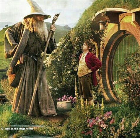 Gandalf The Grey And Bilbo Baggins The Hobbit The Hobbit Lord Of