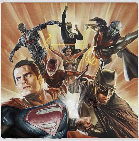 Snyders Justice League Alex Ross Style By Unknown By Batmanmoumen On
