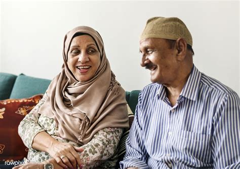 Happy Middle Eastern Mature Couple At Home Premium Image By Rawpixel