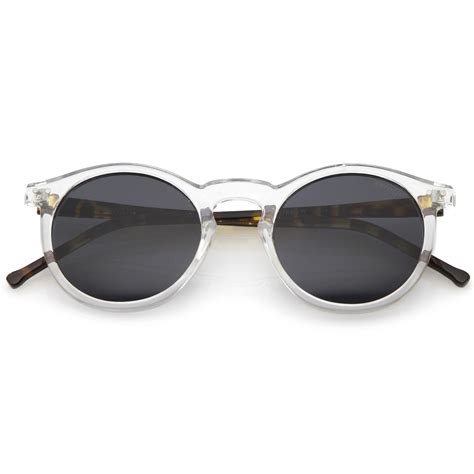 Sunglassla Retro Horn Rimmed Keyhole Nose Bridge P3 Round Sunglasses Ebay
