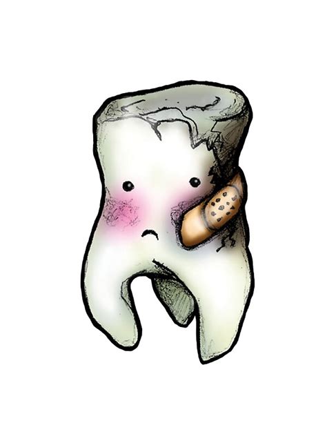 Rotten Tooth Stickers By Hungrydesigns Redbubble