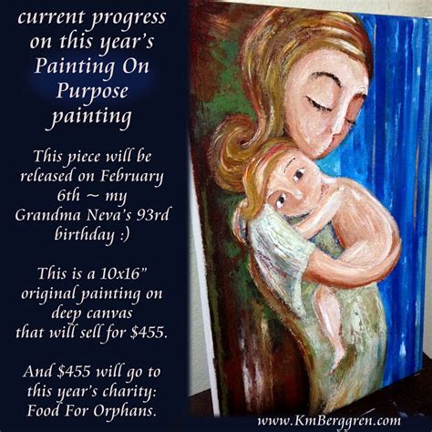 New Mini Mother And Daughter Painting ~ Painting On Purpose Progress