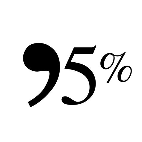 95 ninety five percent