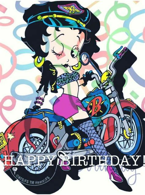 Happy Birthday Betty Boop Happy Birthday Biker Betty Boop Pictures