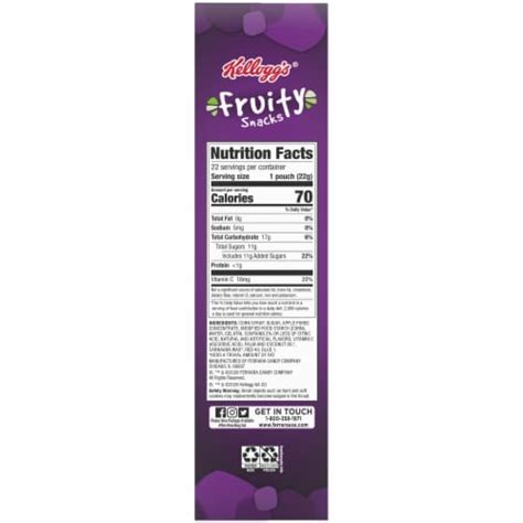 Kelloggs® Mixed Berry Flavored Fruity Snacks 22 Ct 08 Oz Kroger