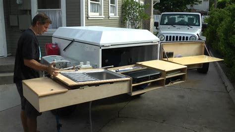 How comfortable your campervan depends upon its interior design. Dominion OffRoad Trailer Kitchen - YouTube
