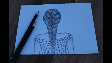 How To Draw Braid Girl How To Draw A Girl Step By Step For Beginners Farjana Drawing Academy