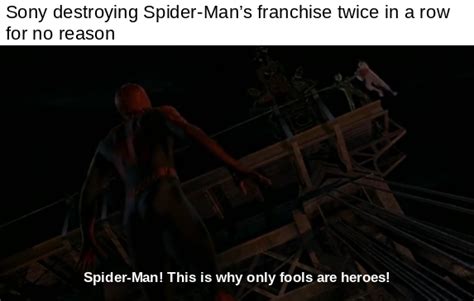 Making a meme of every quote from Spider-Man: Day 1174 : r/raimimemes