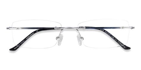 woodrow subtle chic almost invisible frames eyebuydirect in 2020 titanium eyeglasses