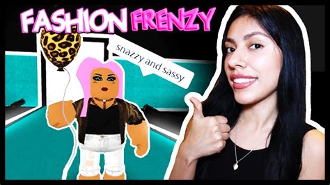 Snazzy And Sassy Roblox Fashion Frenzy Youtube
