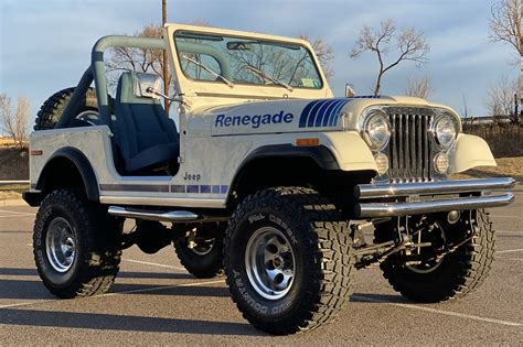 no reserve 1980 jeep cj 7 renegade for sale on bat auctions sold for 29 800 on january 22
