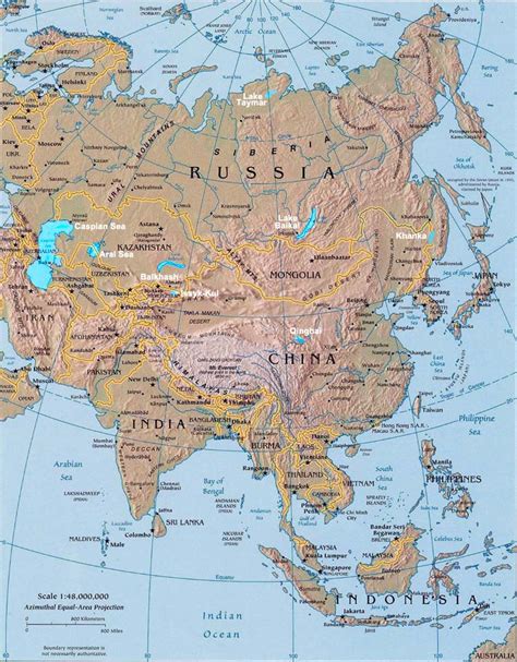 Lakes Of Asia Landforms Of Asia
