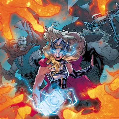 Female Thor The Mighty Thor Marvel Artwork Thunder Master Chief
