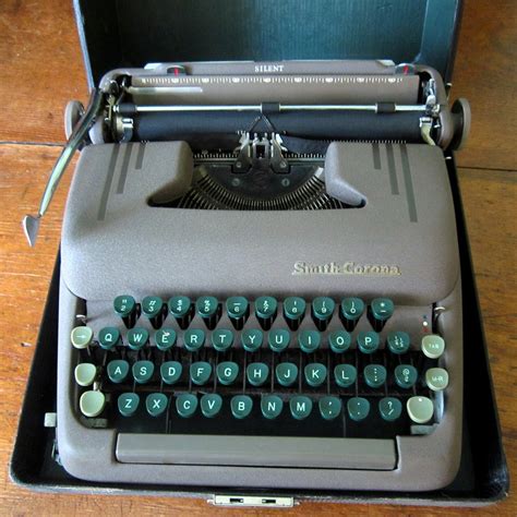 Vintage Typewriter Smith Corona Silent Super by nanascottagehouse