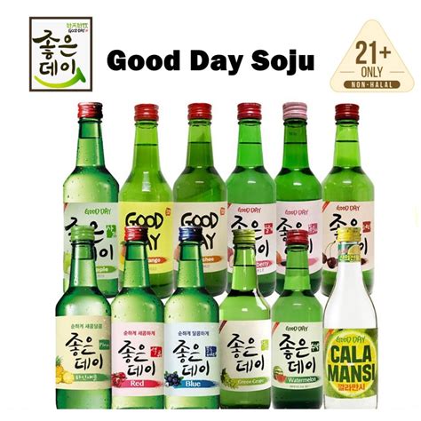 Good Day Soju Original And Many Flavours Ml Shopee Malaysia