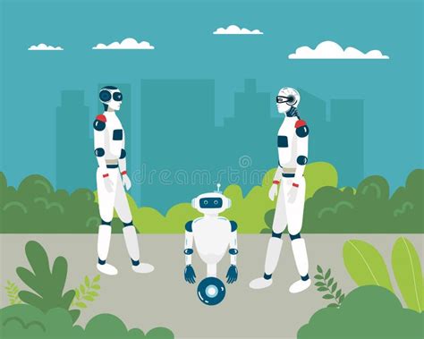 Alien Robots Future Technology Cartoon Characters Robotic Life Forms