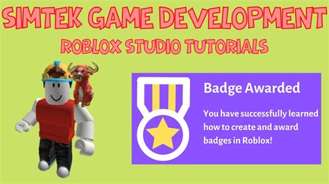 How To Add Badges To Your Roblox Game Youtube