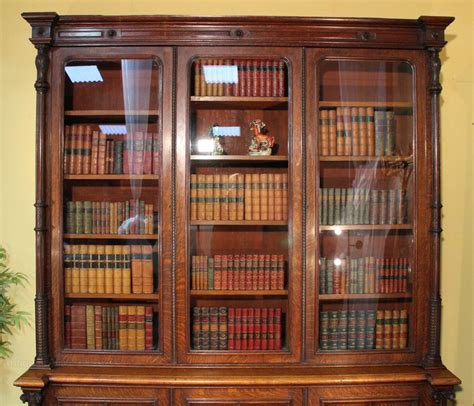Antique Victorian Oak Library Bookcase Antiques Atlas