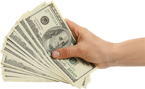 Hand Holding Dollars Money Transparent Png Png Play