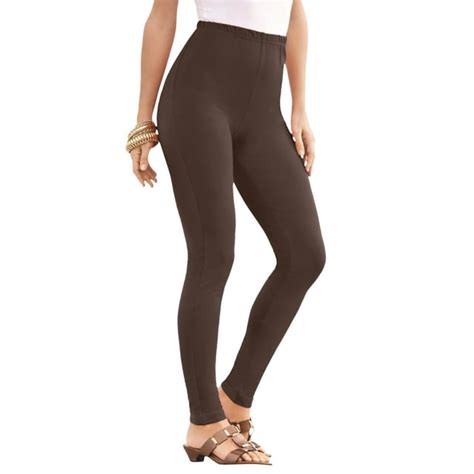 Roamans Womens Plus Size Tall Ankle Length Essential Stretch Legging